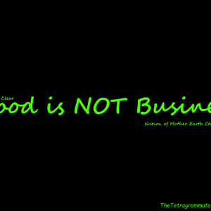 Food is Not Business